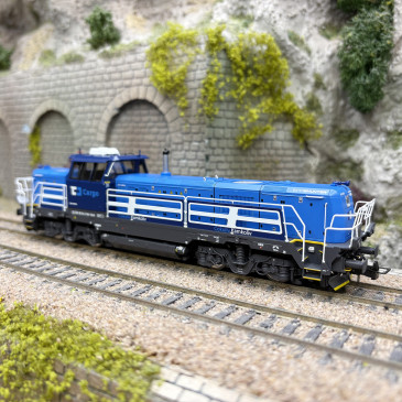 Locomotive diesel de manœuvre 744 110-8, "Effishunter 1000", CD Cargo , Ep. VI - RIVAROSSI HR2972 - HO 1/87