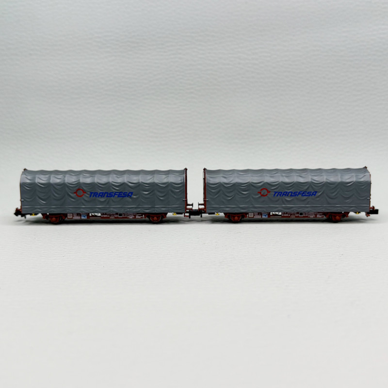 2 wagons bâchés type Lis K70, "Transfesa", RENFE - ARNOLD HN6711