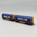 2 wagons à bâche coulissante type Shimmns, Wascosa - FLEISCHMANN 6660105
