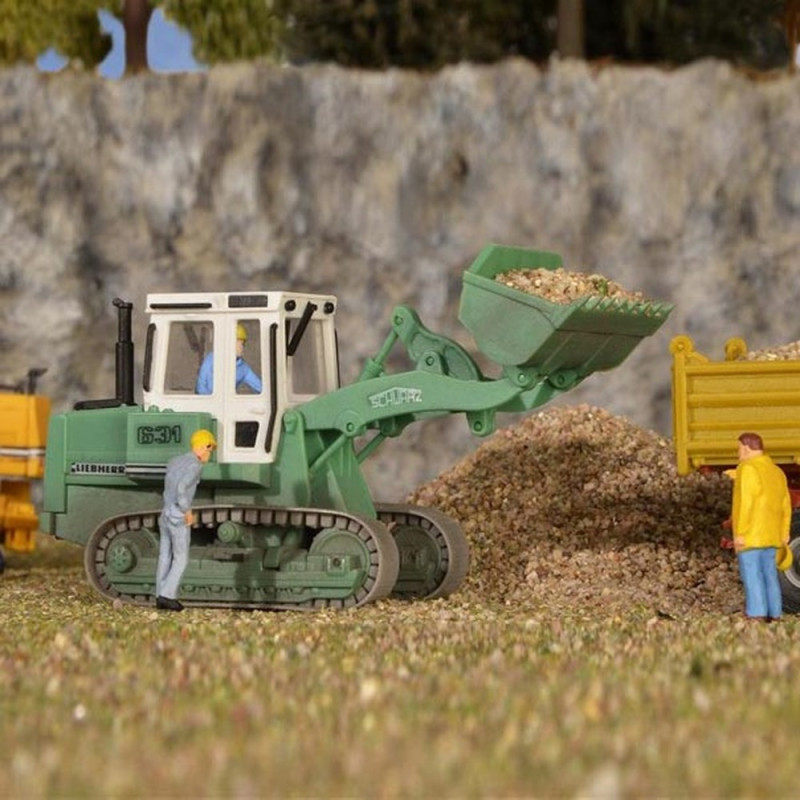 Petit chargeur à chenille Liebherr 631 maquette à monter -HO-1/87-KIBRI 15205