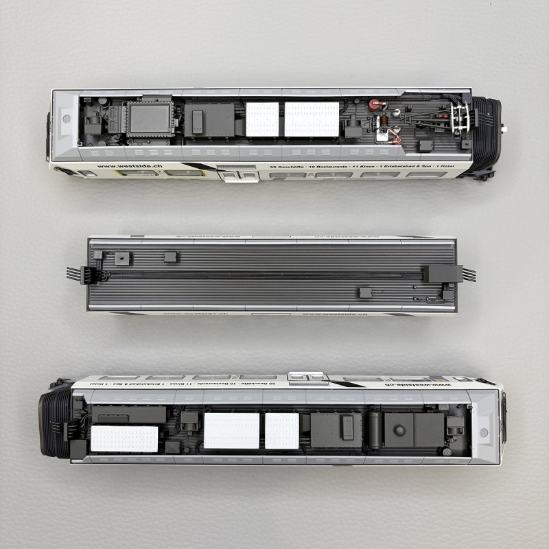 Automotrice RaBe 525 038-6 NINA "Westside", 3 éléments, BLS - LSMODELS 17203DCS