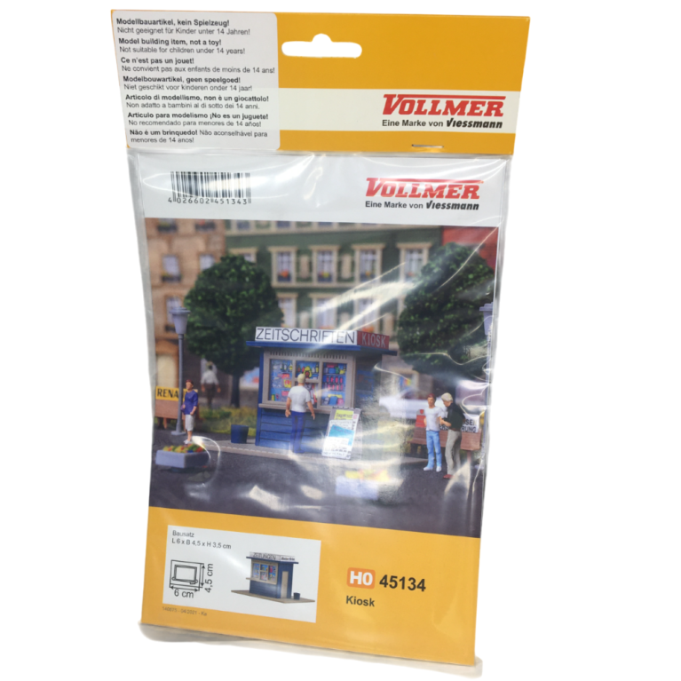 Kiosque à journaux Vollmer 5134 ho pour modélisme ferroviaire