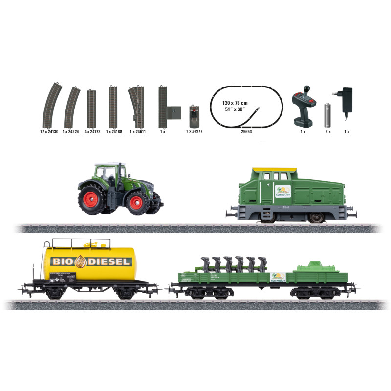 Coffret de démarrage - Train agricole- MARKLIN 29653 - HO 1/87