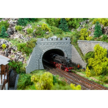 2 Portails de tunnel, 2 voies - Faller 272588 - N 1/160