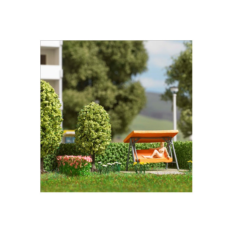 Coffret d'action : Balançoire de jardin  - BUSCH 79827 - HO 1/87