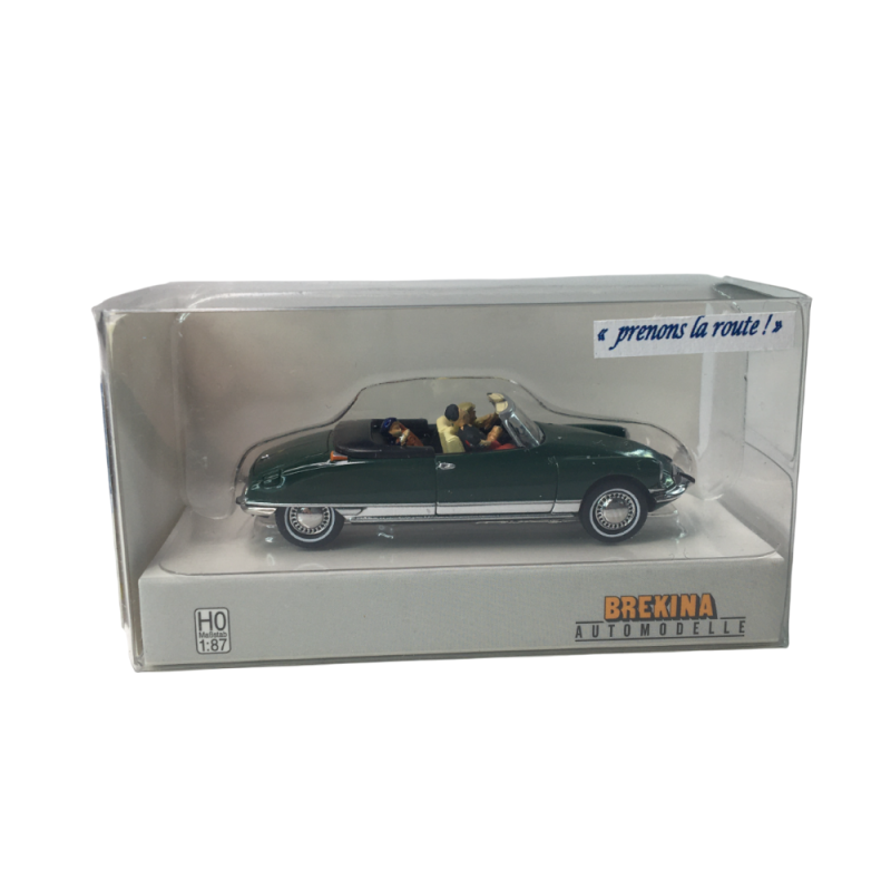 CITROËN DS 19 cabriolet vert forêt - SAI 1619 - HO 1/87