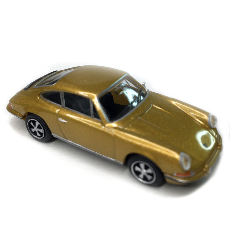 Porsche 911 Gold métallisé, 1964 - BREKINA 16233 - HO 1/87