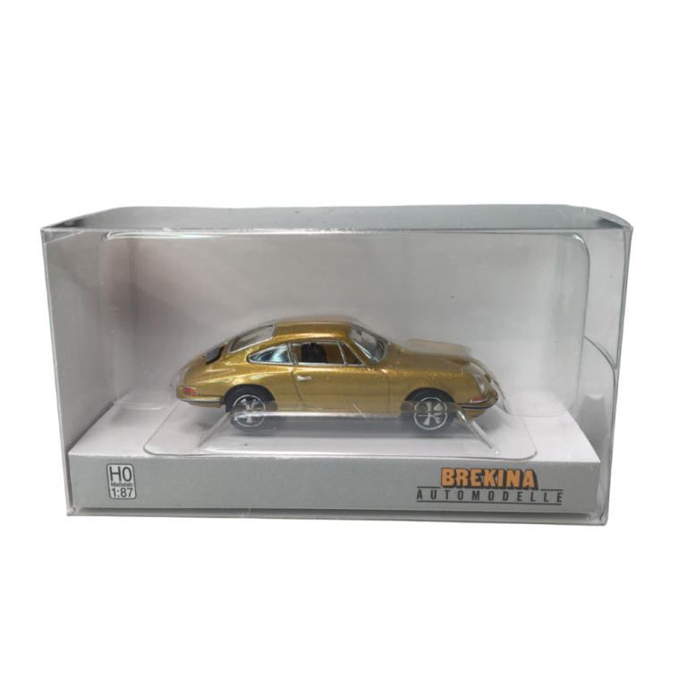 Porsche 911 Gold métallisé, 1964 - BREKINA 16233 - HO 1/87