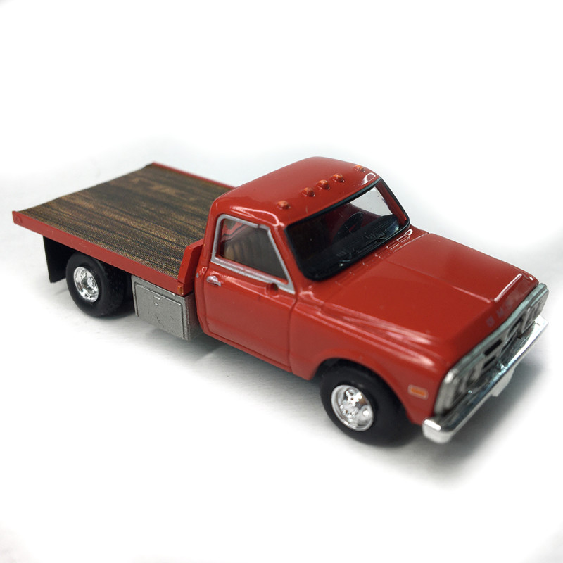 GMC Sierra Grande platform, rouge, 1968 - BREKINA 19670 - HO 1/87