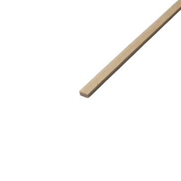 Profilé rectangle en bois de Ramin - 2x4mm - OCCRE 180224M