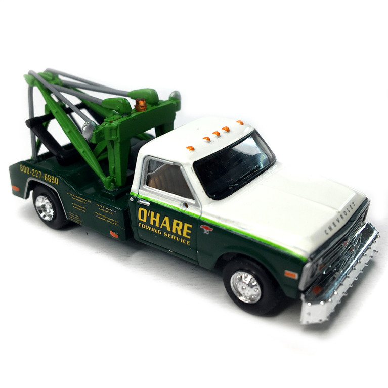 CHEVROLET C30 dépanneuse "O'Hare", vert/blanc, 1968 - BREKINA 19666 - HO 1/87