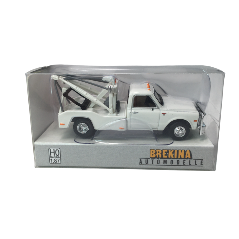 CHEVROLET C30 dépanneuse, blanc, 1968 - BREKINA 19665 - HO 1/87