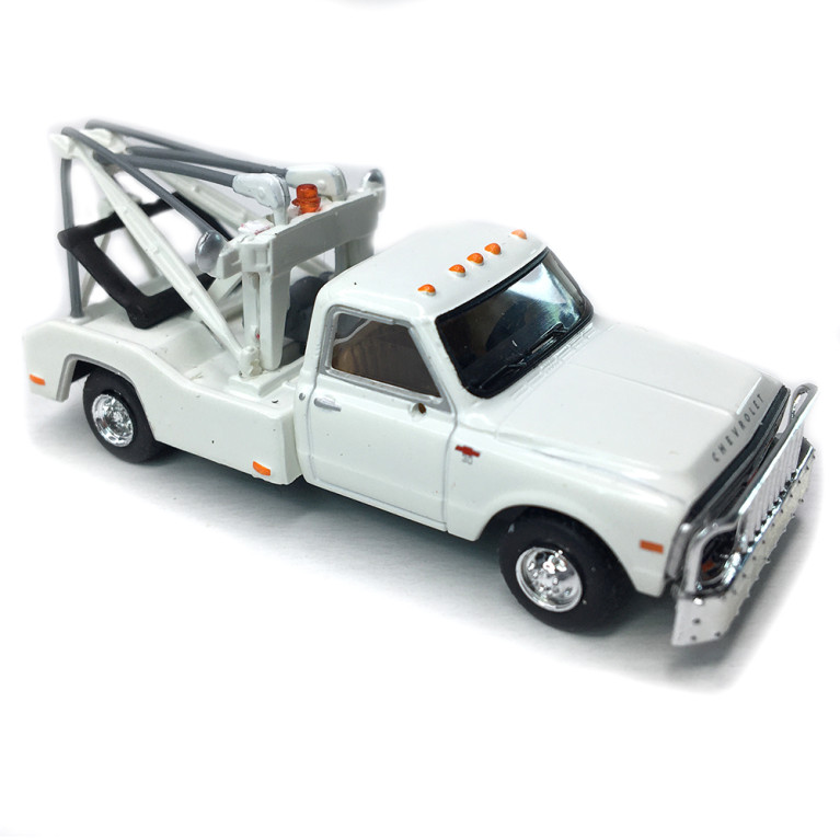 CHEVROLET C30 dépanneuse, blanc, 1968 - BREKINA 19665 - HO 1/87
