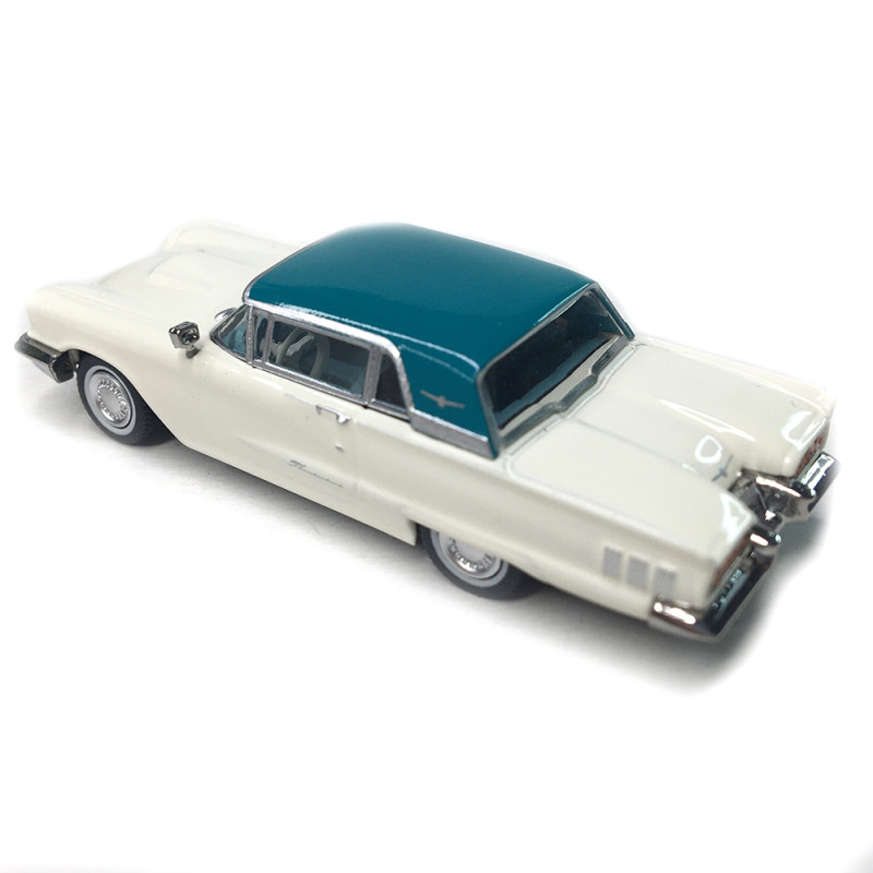 FORD Thunderbird hardtop, blanc/bleu, 1960 - BREKINA 18200 - HO 1/87