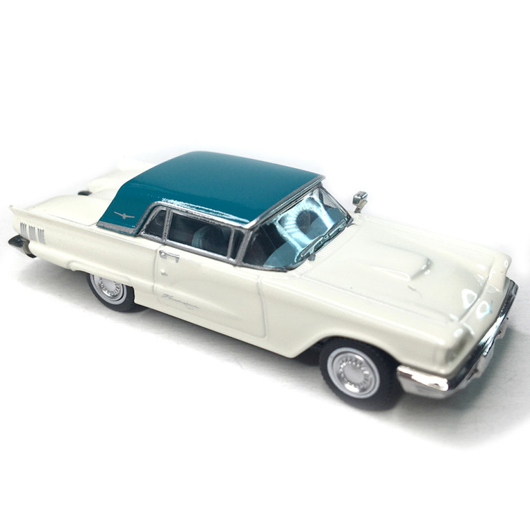 FORD Thunderbird hardtop, blanc/bleu, 1960 - BREKINA 18200 - HO 1/87