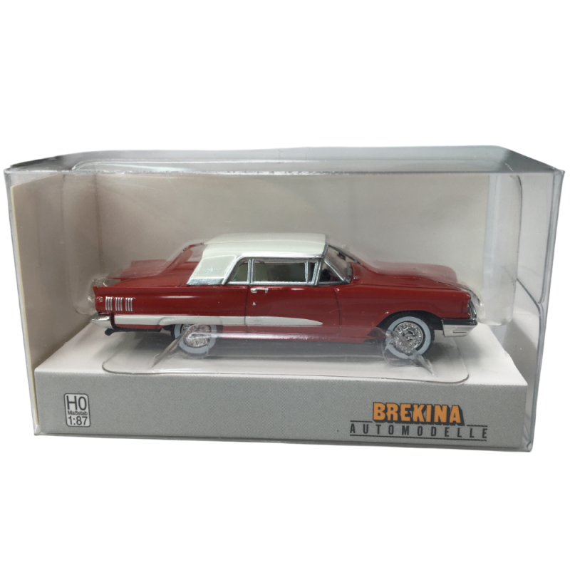 Thunderbird hardtop, rouge/blanc, 1960 - BREKINA 18203 - HO 1/87
