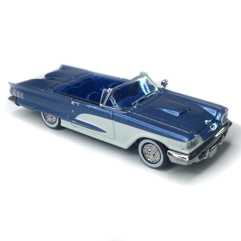 Thunderbird convertible, bleu/blanc métallisé, 1960 - BREKINA 18204 - HO 1/87