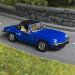 Triumph Spitfire MK IV toit fermé, bleu, 1970 - BREKINA 15178 - HO 1/87