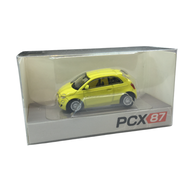 FIAT 500e jaune, 2020 - PCX870562 - HO 1/87
