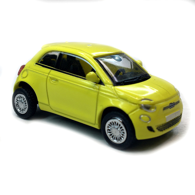 FIAT 500e jaune, 2020 - PCX870562 - HO 1/87