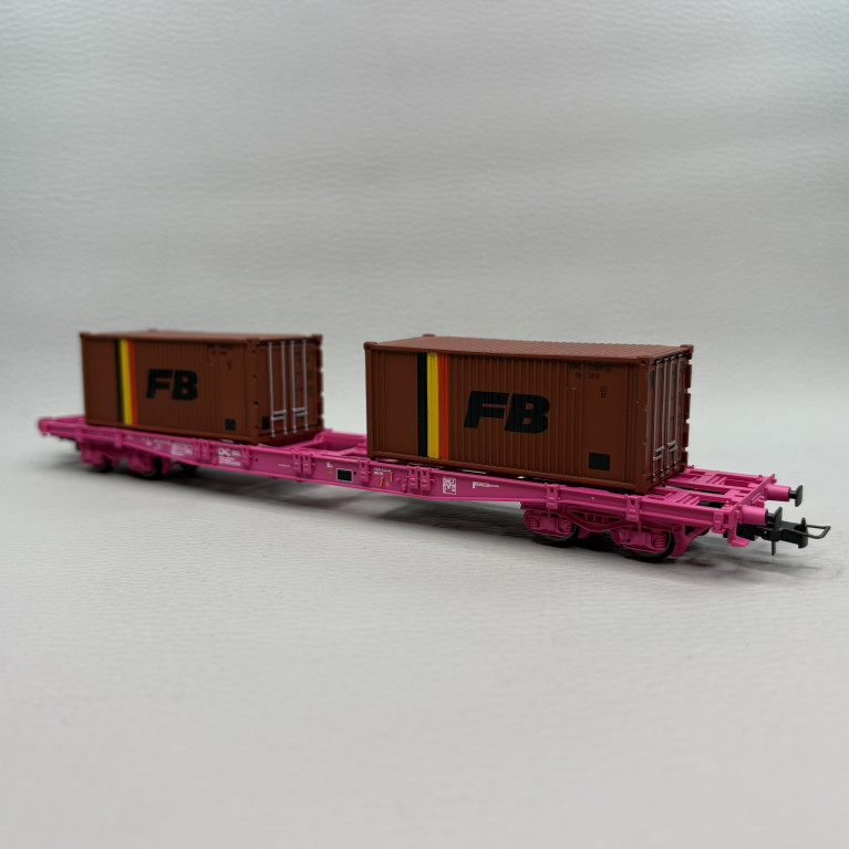 Wagon porte conteneurs S70, "FB", SNCF - JOUEF HJ6278