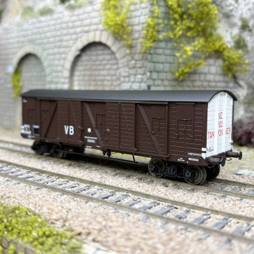 Wagon couvert TP, 4 portes, SNCF, Ep. IIIb - REE WB-912 - HO 1/87