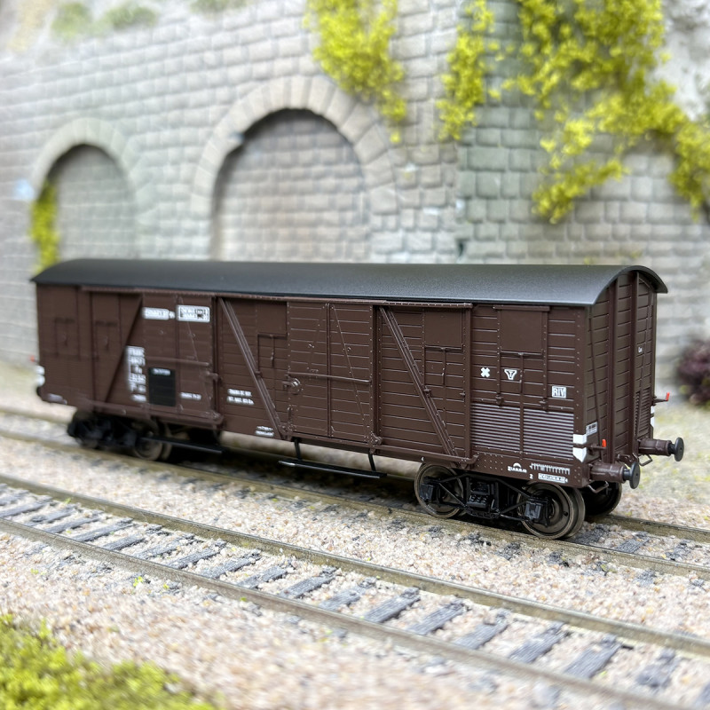 Wagon couvert Primeurs TP, 4 portes, SNCF, Ep. IIIa - REE WB-908 - HO 1/87