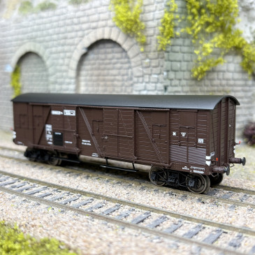 Wagon couvert Primeurs TP, 4 portes, SNCF, Ep. IIIa - REE WB-908 - HO 1/87