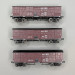 3 wagons couverts Primeurs TP, 4 portes, PLM - REE WB-907