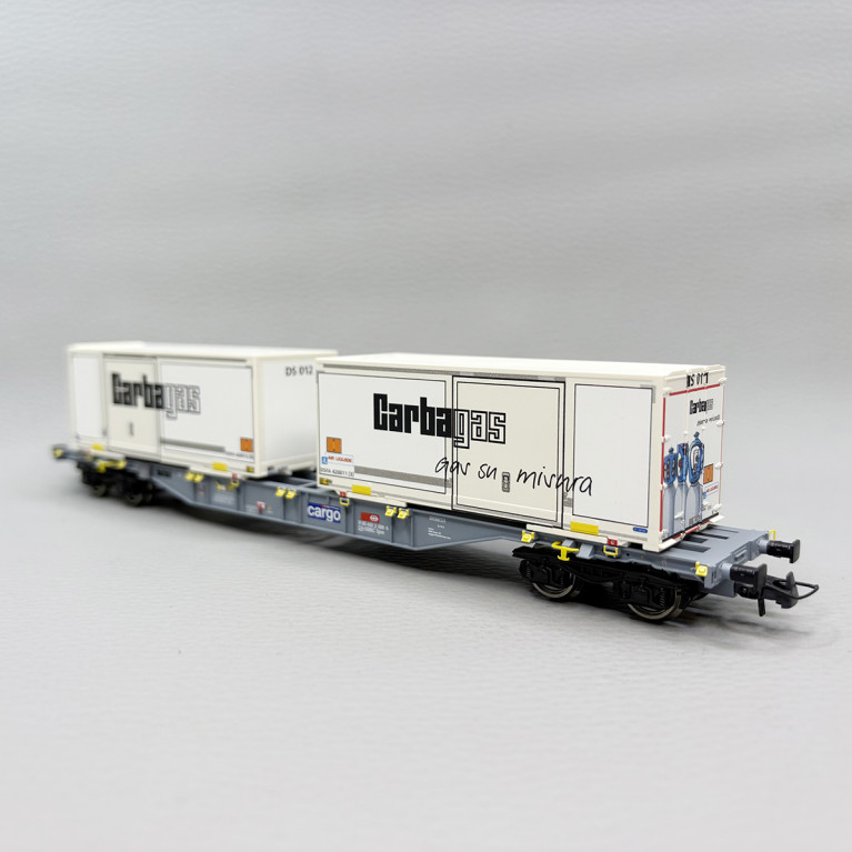 Wagon porte conteneur type Sgnss, "Carbagas", SBB Cargo - ROCO 6600122