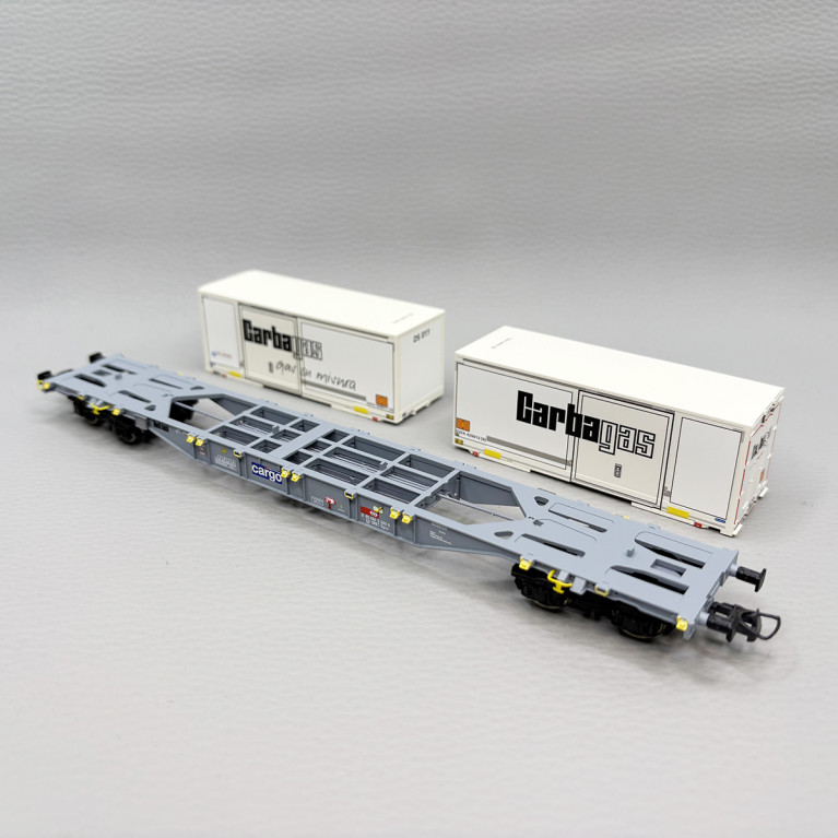 Wagon porte conteneur type Sgnss, "Carbagas", SBB Cargo - ROCO 6600122