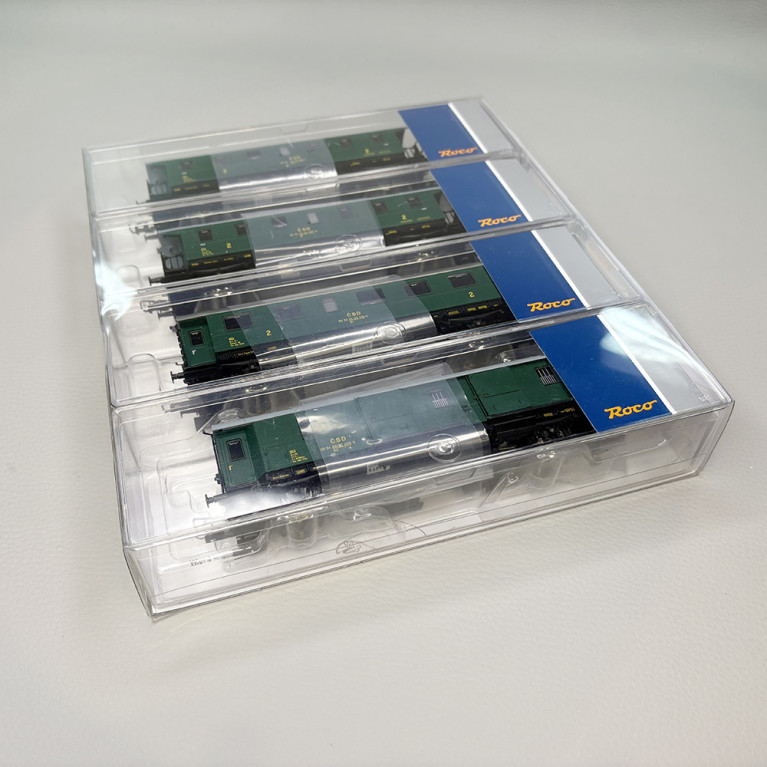 Rame de 4 voitures, 2CL + fourgon, CSD - ROCO 6200088