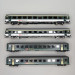 4 voitures 2CL EW-II et 1CL EW-IV, "Interregio 1617, SBB - ROCO 620091