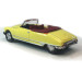 Citroën DS 19 cabriolet capote ouverte, jaune, 1963 - SAI 7809.4 - HO 1/87