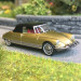 Citroën DS 19 cabriolet capote fermé, gris sahara, 1963 - SAI 7812 - HO 1/87