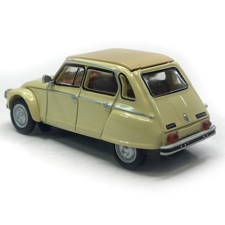 Citroën Dyane 6 capote fermée, beige nevada, 1973 - SAI 7614 - HO 1/87