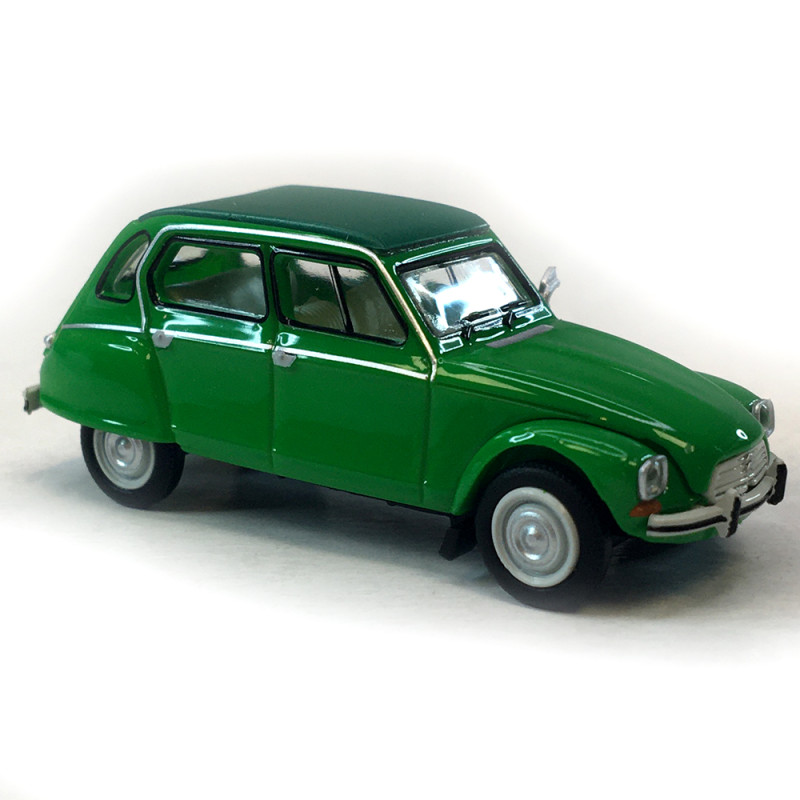 Citroën Dyane 6 capote fermée, vert bambou, 1973 - SAI 7616 - HO 1/87