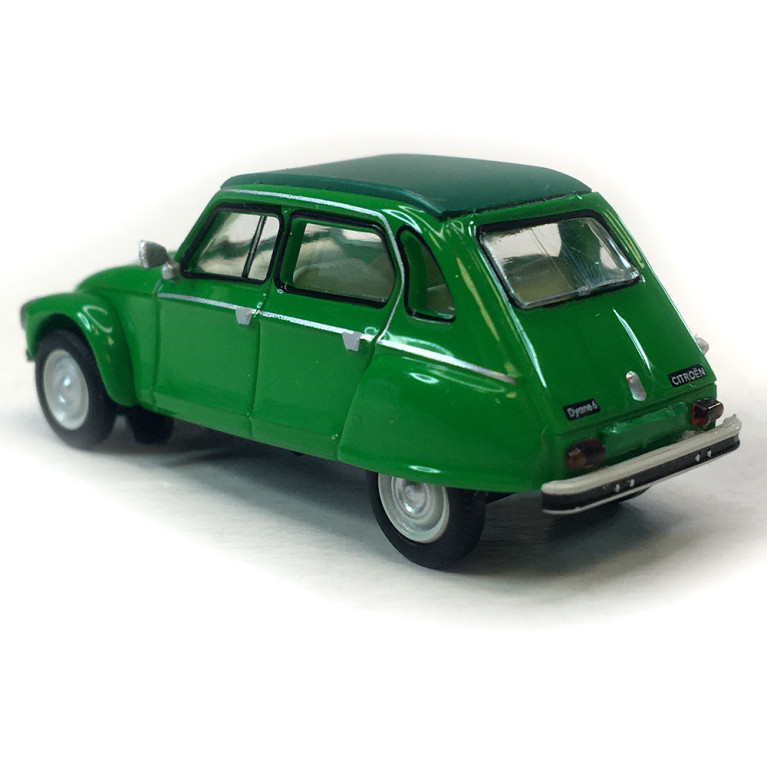 Citroën Dyane 6 capote fermée, vert bambou, 1973 - SAI 7616 - HO 1/87