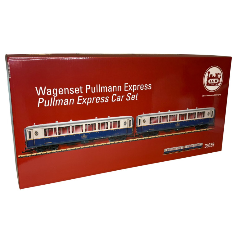 2 voitures Pullman, "Alpine Classic Pullman Express", RhB, Ep V - LGB 36659
