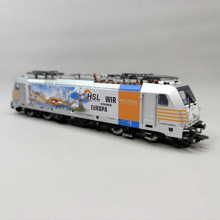 Locomotive électrique 186 181-4, "HLS", Railpool GmbH - MARKLIN 38803