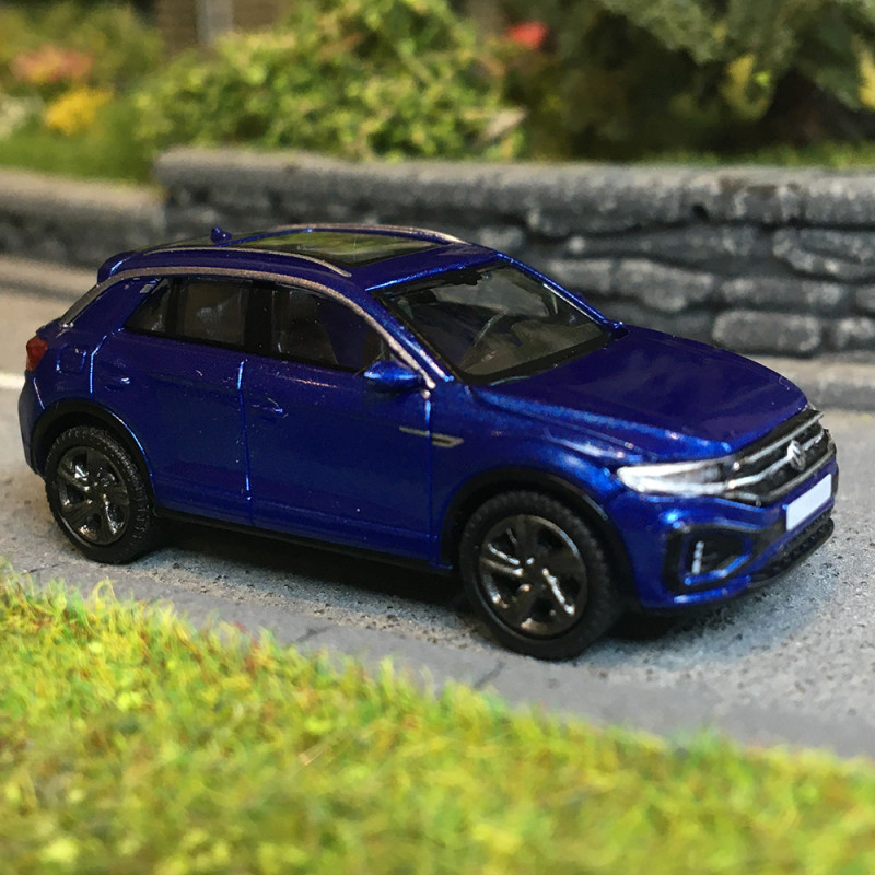 VW T-Roc phase 2, bleu métallisé, 2022 - PCX870605 - HO 1/87