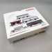 5 wagons marchandises à 2 essieux et feux fin de convoi, DB - MARKLIN 47371