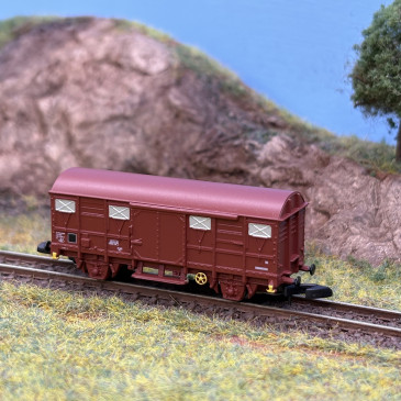 Wagon couvert type G4, volet aluminium, SNCF, Ep. IV - AZAR MODELS W02-STA - Z 1/220