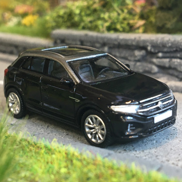 VW T-Roc phase 2, noir métallisé, 2022 - PCX870606 - HO 1/87
