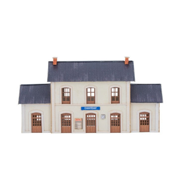 Bâtiment voyageur type Ouest (kit) - AZAR MODELS BAT003 - Z 1/220