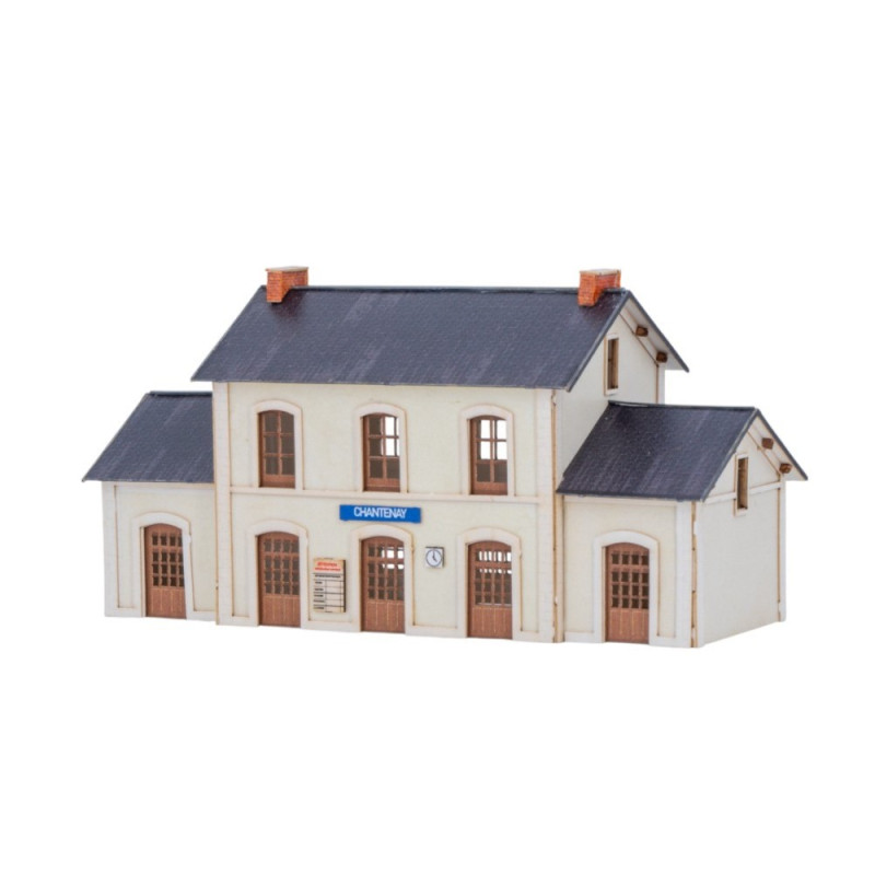 Bâtiment voyageur type Ouest (kit) - AZAR MODELS BAT003 - Z 1/220