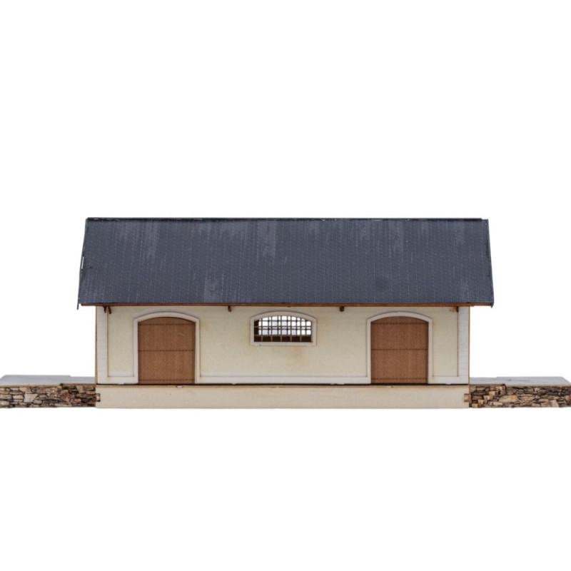 Hall à marchandises d'Ingrandes, type Ouest - AZAR MODELS BAT002 - Z 1/220