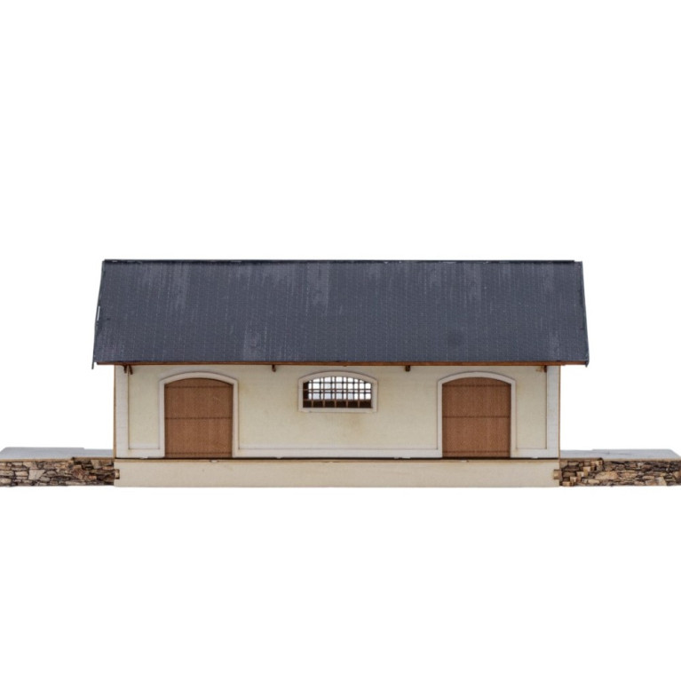 Hall à marchandises d'Ingrandes, type Ouest - AZAR MODELS BAT002 - Z 1/220