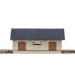 Hall à marchandises d'Ingrandes, type Ouest - AZAR MODELS BAT002 - Z 1/220