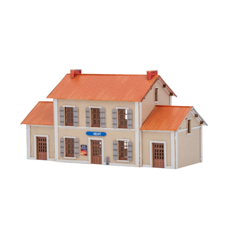 Bâtiment voyageur, type Est (kit)- AZAR MODELS BAT006 - Z 1/220